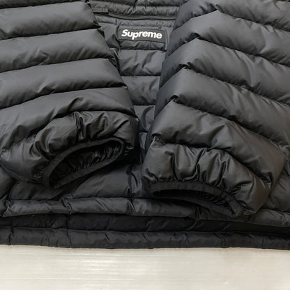 【中古品】【メンズ】 SUPREME シュプリーム 25FW MICRO DOWN HALF ZIP HOODED PULLOVER JACKET マイクロダウン ハーフジップ フーデッド プルオーバー ジャケット アウター 149-261027-yo-23-teih サイズ：XXL カラー：ブラック 万代Net店