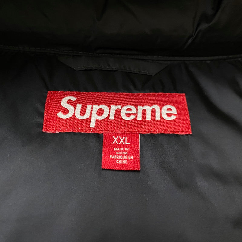 【中古品】【メンズ】 SUPREME シュプリーム 25FW MICRO DOWN HALF ZIP HOODED PULLOVER JACKET マイクロダウン ハーフジップ フーデッド プルオーバー ジャケット アウター 149-261027-yo-23-teih サイズ：XXL カラー：ブラック 万代Net店