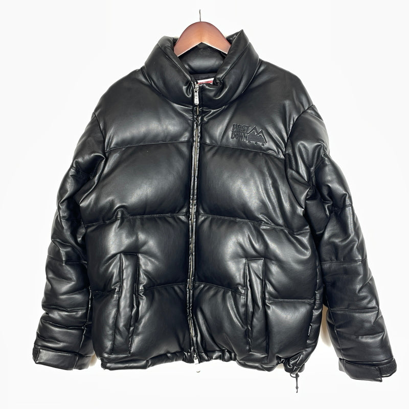 【現状渡し品】【メンズ】 KINETICS キネティックス × FIRST DOWN ファースト ダウン 別注コラボ BUBBLE DOWN JKT F942118 バブル ダウン ジャケット アウター 144-261028-sa-07-teih サイズ：XS カラー：ブラック 万代Net店