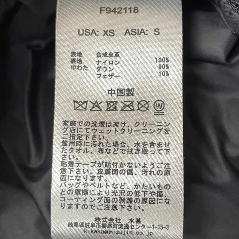 【現状渡し品】【メンズ】 KINETICS キネティックス × FIRST DOWN ファースト ダウン 別注コラボ BUBBLE DOWN JKT F942118 バブル ダウン ジャケット アウター 144-261028-sa-07-teih サイズ：XS カラー：ブラック 万代Net店