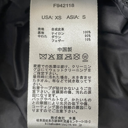 【現状渡し品】【メンズ】 KINETICS キネティックス × FIRST DOWN ファースト ダウン 別注コラボ BUBBLE DOWN JKT F942118 バブル ダウン ジャケット アウター 144-261028-sa-07-teih サイズ：XS カラー：ブラック 万代Net店