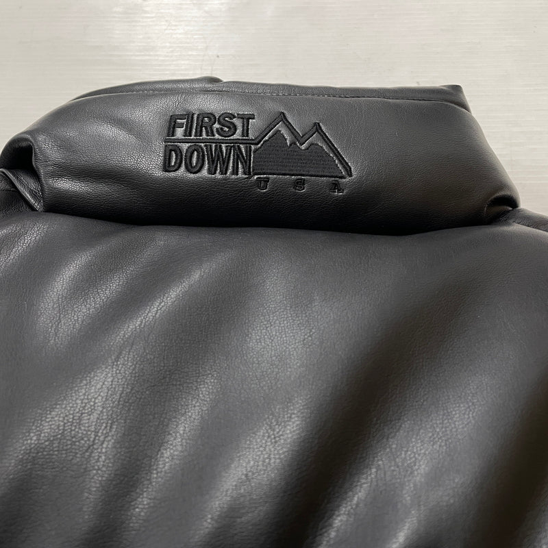 【現状渡し品】【メンズ】 KINETICS キネティックス × FIRST DOWN ファースト ダウン 別注コラボ BUBBLE DOWN JKT F942118 バブル ダウン ジャケット アウター 144-261028-sa-07-teih サイズ：XS カラー：ブラック 万代Net店