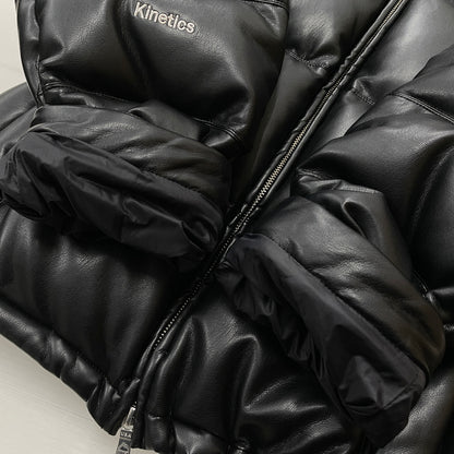 【現状渡し品】【メンズ】 KINETICS キネティックス × FIRST DOWN ファースト ダウン 別注コラボ BUBBLE DOWN JKT F942118 バブル ダウン ジャケット アウター 144-261028-sa-07-teih サイズ：XS カラー：ブラック 万代Net店