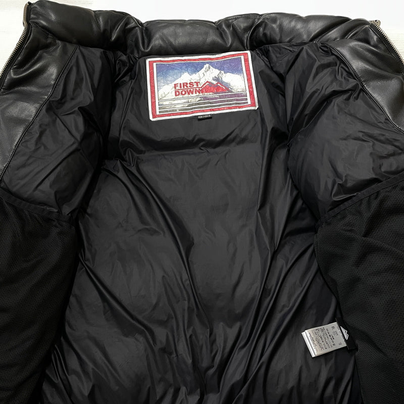 【現状渡し品】【メンズ】 KINETICS キネティックス × FIRST DOWN ファースト ダウン 別注コラボ BUBBLE DOWN JKT F942118 バブル ダウン ジャケット アウター 144-261028-sa-07-teih サイズ：XS カラー：ブラック 万代Net店