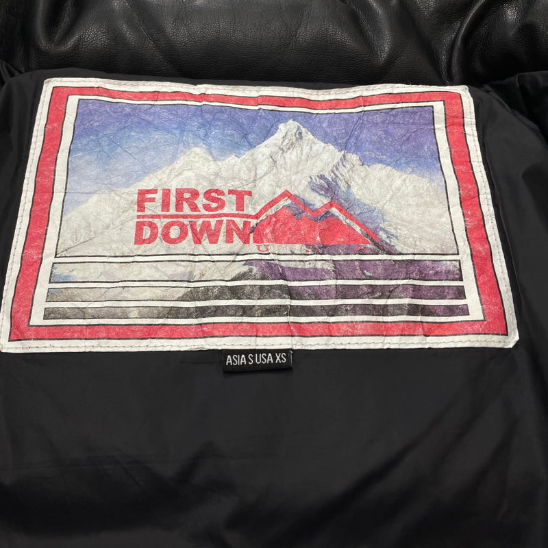 【現状渡し品】【メンズ】 KINETICS キネティックス × FIRST DOWN ファースト ダウン 別注コラボ BUBBLE DOWN JKT F942118 バブル ダウン ジャケット アウター 144-261028-sa-07-teih サイズ：XS カラー：ブラック 万代Net店