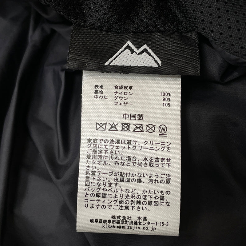 【現状渡し品】【メンズ】 KINETICS キネティックス × FIRST DOWN ファースト ダウン 別注コラボ BUBBLE DOWN JKT F942118 バブル ダウン ジャケット アウター 144-261028-sa-07-teih サイズ：XS カラー：ブラック 万代Net店