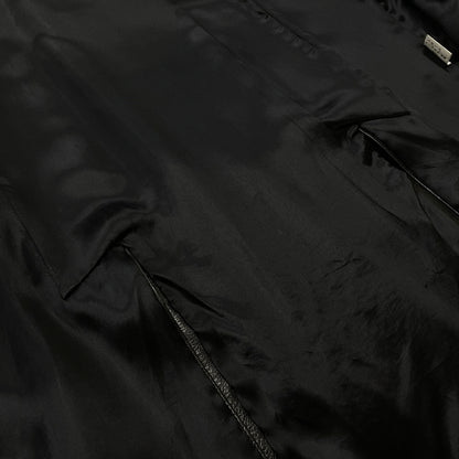 【中古品】【レディース】 AGNES B アニエス べー RAM LEATHER COAT ラム レザー コート アウター 170-261028-sa-02-teih サイズ：2 カラー：ブラック 万代Net店