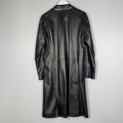【中古品】【レディース】 AGNES B アニエス べー RAM LEATHER COAT ラム レザー コート アウター 170-261028-sa-02-teih サイズ：2 カラー：ブラック 万代Net店
