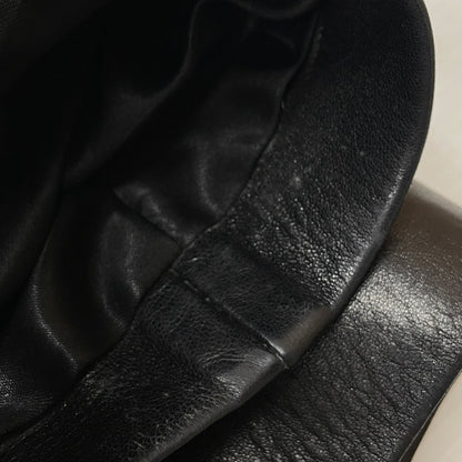 【中古品】【レディース】 AGNES B アニエス べー RAM LEATHER COAT ラム レザー コート アウター 170-261028-sa-02-teih サイズ：2 カラー：ブラック 万代Net店