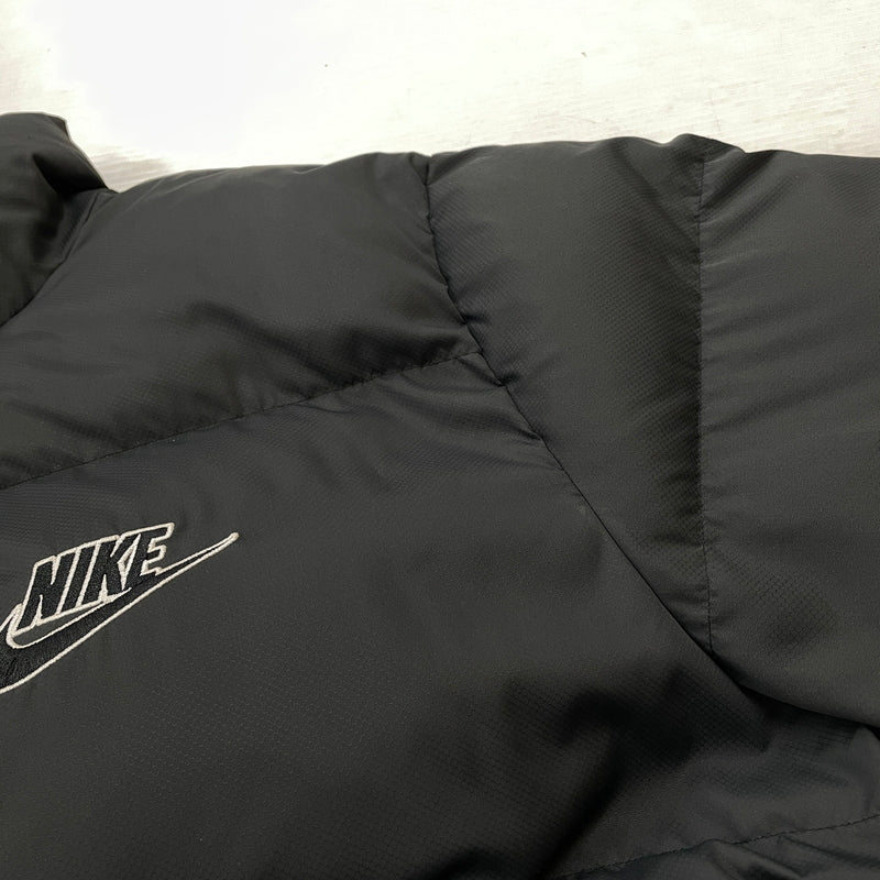 【中古品】【メンズ】 SUPREME シュプリーム × NIKE ナイキ 別注コラボ 21AW REVERSIBLE PUFFY JACKET 2021年 秋冬 リバーシブル パフィー ジャケット アウター 149-261028-sa-08-teih サイズ：L カラー：ブラック 万代Net店