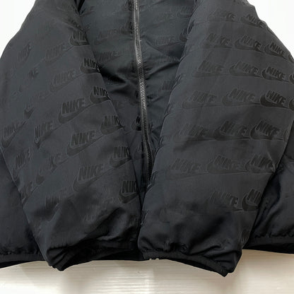 【中古品】【メンズ】 SUPREME シュプリーム × NIKE ナイキ 別注コラボ 21AW REVERSIBLE PUFFY JACKET 2021年 秋冬 リバーシブル パフィー ジャケット アウター 149-261028-sa-08-teih サイズ：L カラー：ブラック 万代Net店