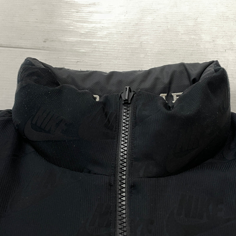 【中古品】【メンズ】 SUPREME シュプリーム × NIKE ナイキ 別注コラボ 21AW REVERSIBLE PUFFY JACKET 2021年 秋冬 リバーシブル パフィー ジャケット アウター 149-261028-sa-08-teih サイズ：L カラー：ブラック 万代Net店