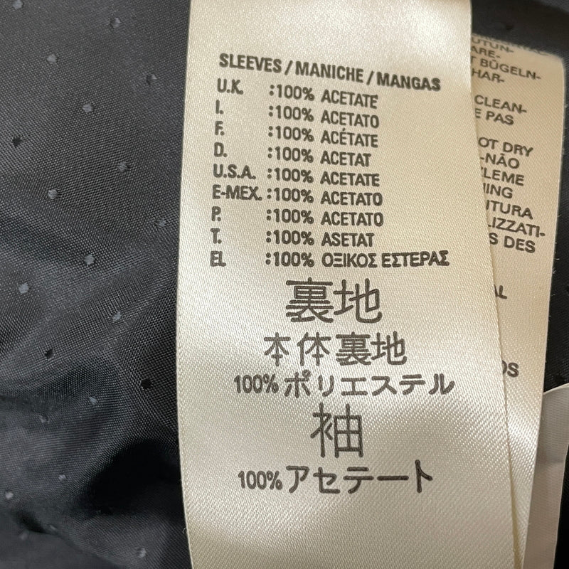 【中古品】【メンズ】 DIESEL ディーゼル RAM LEATHER RIDERS JACKET ラム レザー ライダース ジャケット アウター 141-261028-sa-05-teih サイズ：M カラー：ブラック 万代Net店