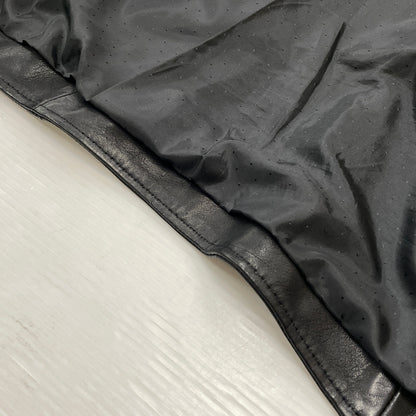 【中古品】【メンズ】 DIESEL ディーゼル RAM LEATHER RIDERS JACKET ラム レザー ライダース ジャケット アウター 141-261028-sa-05-teih サイズ：M カラー：ブラック 万代Net店