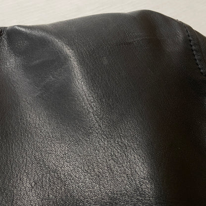 【中古品】【メンズ】 DIESEL ディーゼル RAM LEATHER RIDERS JACKET ラム レザー ライダース ジャケット アウター 141-261028-sa-05-teih サイズ：M カラー：ブラック 万代Net店