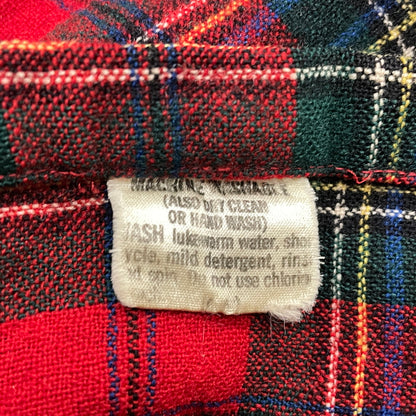 【現状渡し品】【メンズ】 PENDLETON ペンドルトン 70S VINTAGE WOOL CHECK SHIRT 70年代 ヴィンテージ ウール チェック シャツ 長袖 トップス 145-261029-sa-08-teih サイズ：M カラー：レッド 万代Net店