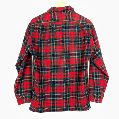 【現状渡し品】【メンズ】 PENDLETON ペンドルトン 70S VINTAGE WOOL CHECK SHIRT 70年代 ヴィンテージ ウール チェック シャツ 長袖 トップス 145-261029-sa-08-teih サイズ：M カラー：レッド 万代Net店
