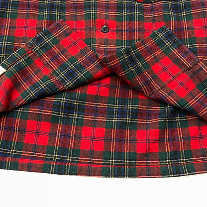 【現状渡し品】【メンズ】 PENDLETON ペンドルトン 70S VINTAGE WOOL CHECK SHIRT 70年代 ヴィンテージ ウール チェック シャツ 長袖 トップス 145-261029-sa-08-teih サイズ：M カラー：レッド 万代Net店
