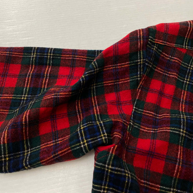 【現状渡し品】【メンズ】 PENDLETON ペンドルトン 70S VINTAGE WOOL CHECK SHIRT 70年代 ヴィンテージ ウール チェック シャツ 長袖 トップス 145-261029-sa-08-teih サイズ：M カラー：レッド 万代Net店