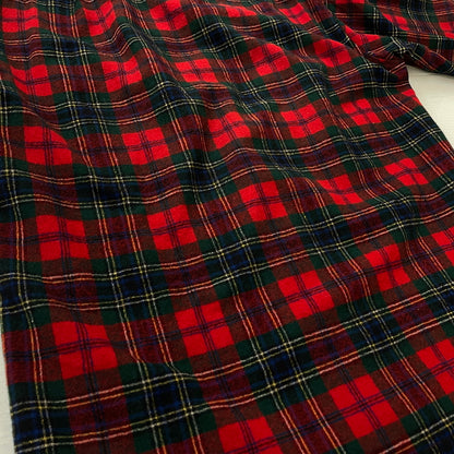 【現状渡し品】【メンズ】 PENDLETON ペンドルトン 70S VINTAGE WOOL CHECK SHIRT 70年代 ヴィンテージ ウール チェック シャツ 長袖 トップス 145-261029-sa-08-teih サイズ：M カラー：レッド 万代Net店