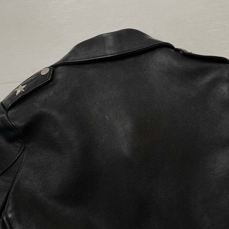 【中古品】【メンズ】 SCHOTT ショット WOMENS LAMB ONE STAR RIDERS JACKET 7197 ウーマンズ RAM ワンスター ライダース ジャケット アウター 168-261028-sa-04-teih サイズ：XS カラー：ブラック 万代Net店
