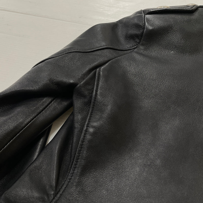 【中古品】【メンズ】 SCHOTT ショット WOMENS LAMB ONE STAR RIDERS JACKET 7197 ウーマンズ RAM ワンスター ライダース ジャケット アウター 168-261028-sa-04-teih サイズ：XS カラー：ブラック 万代Net店