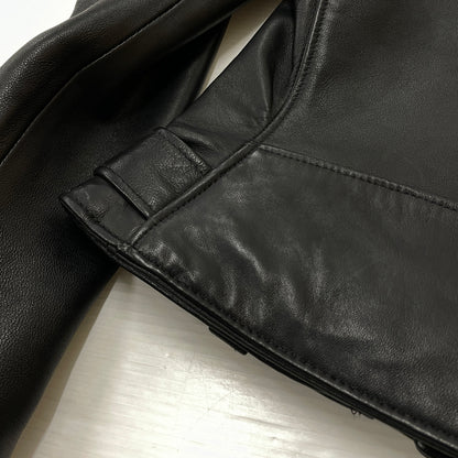 【中古品】【メンズ】 SCHOTT ショット WOMENS LAMB ONE STAR RIDERS JACKET 7197 ウーマンズ RAM ワンスター ライダース ジャケット アウター 168-261028-sa-04-teih サイズ：XS カラー：ブラック 万代Net店