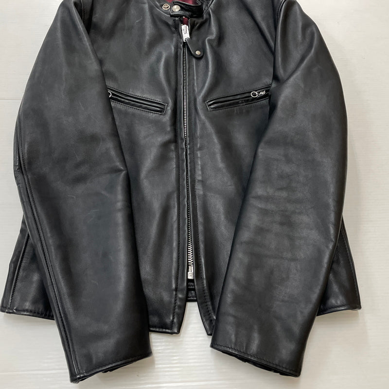 【中古品】【メンズ】 SCHOTT ショット 60’s VINTAGE STAND RIDERS 7009 SCH-641XX 60年代 ヴィンテージ スタンド ライダース アウター 145-261028-sa-03-teih サイズ：38 カラー：ブラック 万代Net店