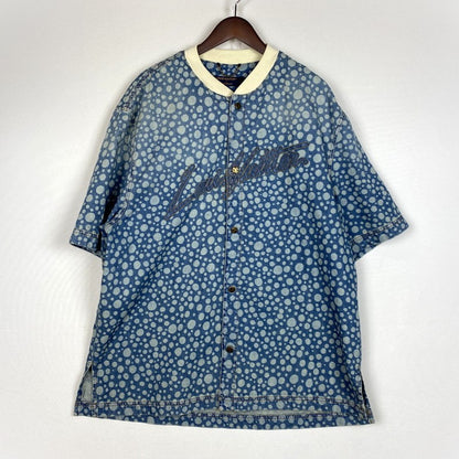 【中古品】【メンズ】 LOUIS VUITTON ルイ・ヴィトン × YAYOI KUSAMA 草間彌生 別注コラボ INFINITY DOT DENIM SHIRTS RM232H YN4 HOS33W インフィニティドット デニムシャツ 半袖 トップス 179-261027-yo-19-teih サイズ：4L カラー：総柄 万代Net店