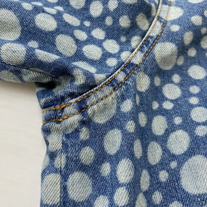 【中古品】【メンズ】 LOUIS VUITTON ルイ・ヴィトン × YAYOI KUSAMA 草間彌生 別注コラボ INFINITY DOT DENIM SHIRTS RM232H YN4 HOS33W インフィニティドット デニムシャツ 半袖 トップス 179-261027-yo-19-teih サイズ：4L カラー：総柄 万代Net店