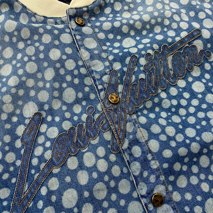 【中古品】【メンズ】 LOUIS VUITTON ルイ・ヴィトン × YAYOI KUSAMA 草間彌生 別注コラボ INFINITY DOT DENIM SHIRTS RM232H YN4 HOS33W インフィニティドット デニムシャツ 半袖 トップス 179-261027-yo-19-teih サイズ：4L カラー：総柄 万代Net店