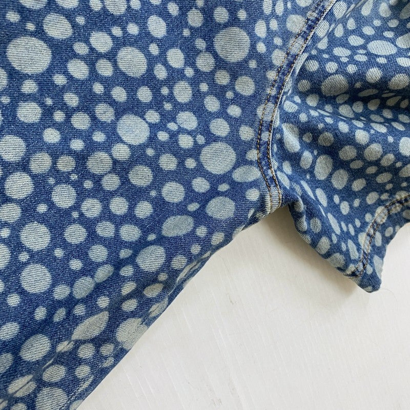 【中古品】【メンズ】 LOUIS VUITTON ルイ・ヴィトン × YAYOI KUSAMA 草間彌生 別注コラボ INFINITY DOT DENIM SHIRTS RM232H YN4 HOS33W インフィニティドット デニムシャツ 半袖 トップス 179-261027-yo-19-teih サイズ：4L カラー：総柄 万代Net店