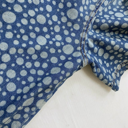 【中古品】【メンズ】 LOUIS VUITTON ルイ・ヴィトン × YAYOI KUSAMA 草間彌生 別注コラボ INFINITY DOT DENIM SHIRTS RM232H YN4 HOS33W インフィニティドット デニムシャツ 半袖 トップス 179-261027-yo-19-teih サイズ：4L カラー：総柄 万代Net店