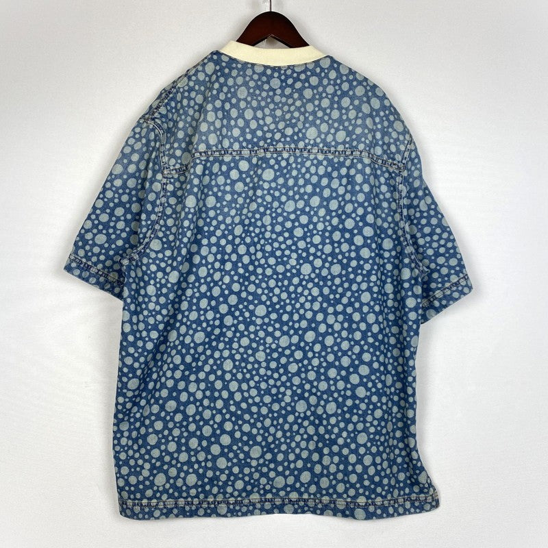 【中古品】【メンズ】 LOUIS VUITTON ルイ・ヴィトン × YAYOI KUSAMA 草間彌生 別注コラボ INFINITY DOT DENIM SHIRTS RM232H YN4 HOS33W インフィニティドット デニムシャツ 半袖 トップス 179-261027-yo-19-teih サイズ：4L カラー：総柄 万代Net店