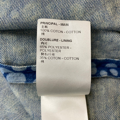 【中古品】【メンズ】 LOUIS VUITTON ルイ・ヴィトン × YAYOI KUSAMA 草間彌生 別注コラボ INFINITY DOT DENIM SHIRTS RM232H YN4 HOS33W インフィニティドット デニムシャツ 半袖 トップス 179-261027-yo-19-teih サイズ：4L カラー：総柄 万代Net店
