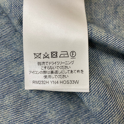 【中古品】【メンズ】 LOUIS VUITTON ルイ・ヴィトン × YAYOI KUSAMA 草間彌生 別注コラボ INFINITY DOT DENIM SHIRTS RM232H YN4 HOS33W インフィニティドット デニムシャツ 半袖 トップス 179-261027-yo-19-teih サイズ：4L カラー：総柄 万代Net店