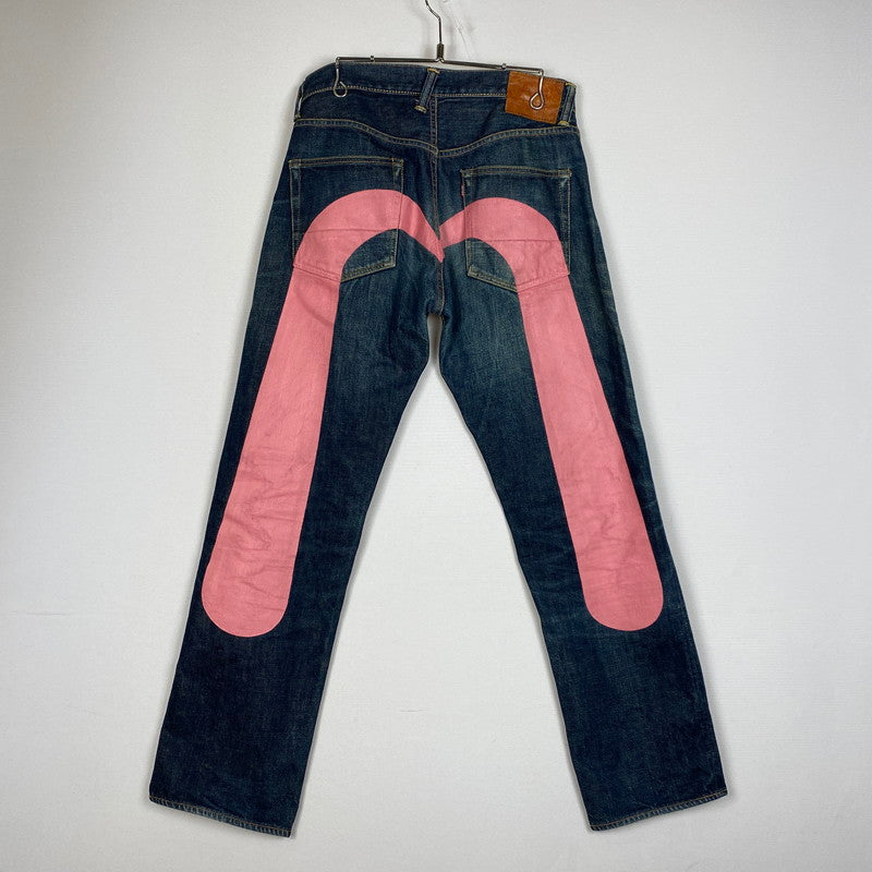 【中古品】【メンズ】 EVISU エヴィス LOT.2000 NO.2 DENIM PANTS ナンバー2 デニムパンツ ボトムス ジーンズ カモメペンキ 156-261027-yo-25-teih サイズ：31×35 カラー：インディゴ 万代Net店