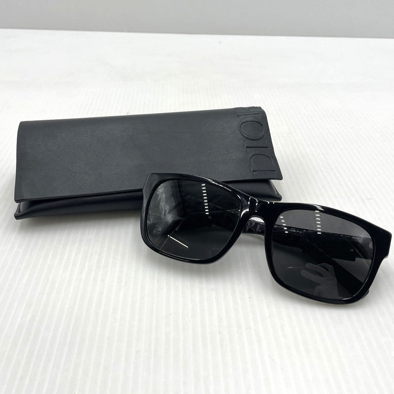 【中古品】【メンズ】 DIOR ディオール B23 S2F RECTANGULAR SUNGLASSES レクタンギュラー サングラス アイウェア 183-261028-yo-04-teih サイズ：58□20-145 カラー：ブラック 万代Net店