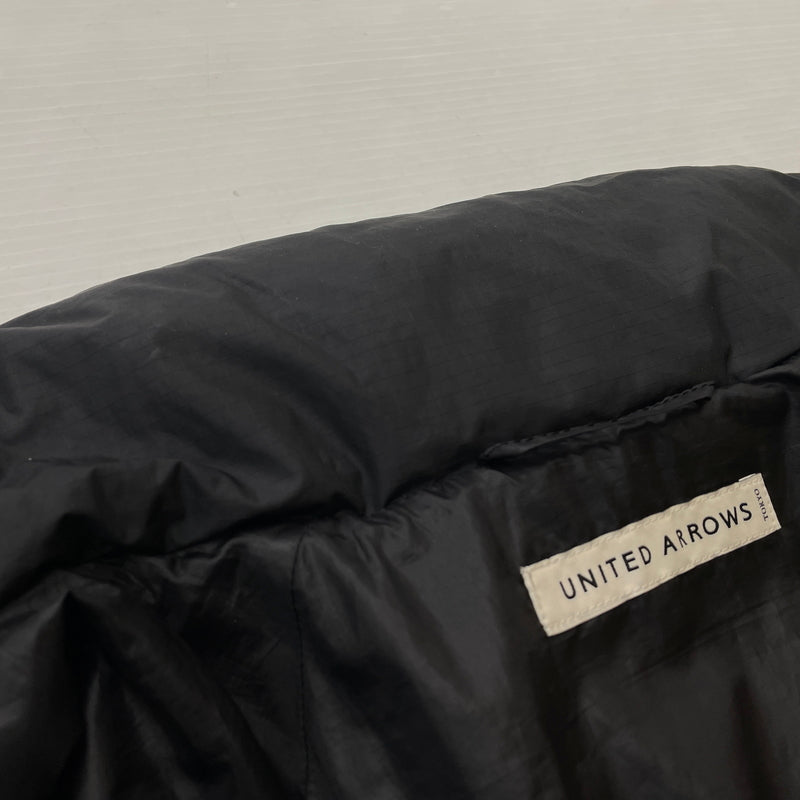 【中古品】【メンズ】 　UNITED ARROWS ユナイテッドアローズ LIPSTOP DOWN QUILTING BLOUSON 1125-199-8432 リップストップ ダウン キルティング ブルゾン アウター 147-261028-sa-11-teih サイズ：L カラー：ブラック 万代Net店