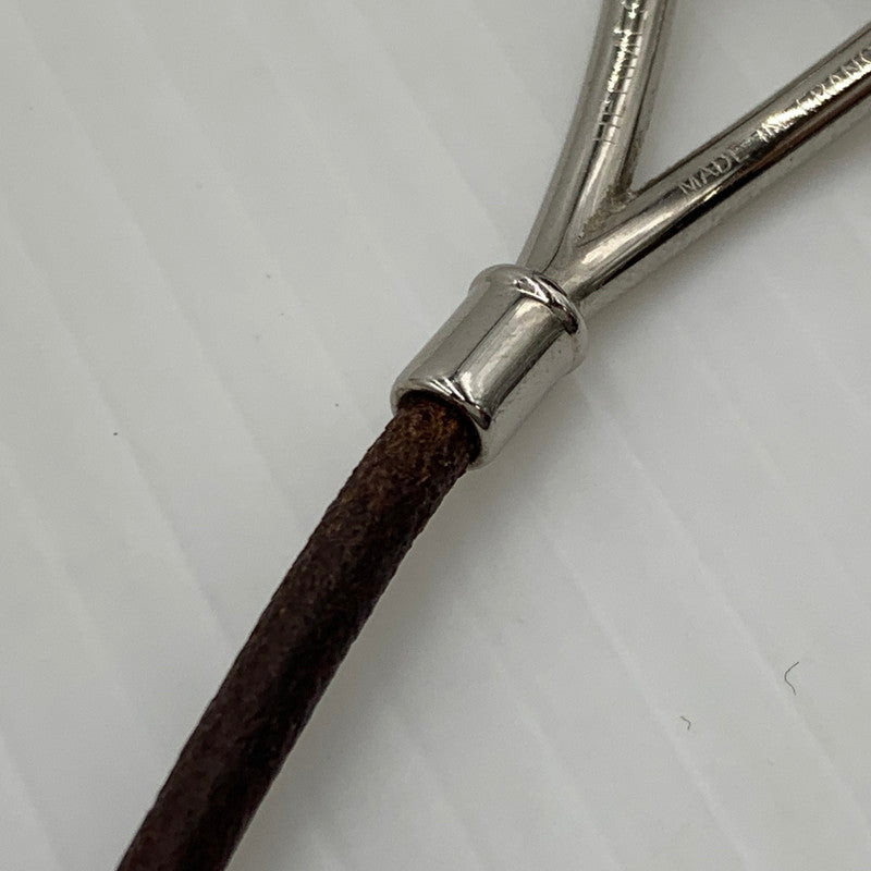 【現状渡し品】【メンズ/レディース】 HERMES エルメス LEATHER JUMBO BRACELET レザー ジャンボ ブレスレット アクセサリー 182-261030-ko-10-teih カラー：ブラウン 万代Net店