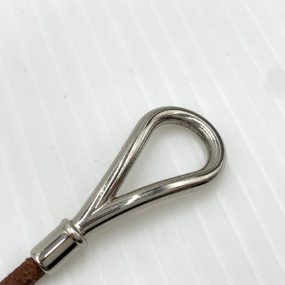 【現状渡し品】【メンズ/レディース】 HERMES エルメス LEATHER JUMBO BRACELET レザー ジャンボ ブレスレット アクセサリー 182-261030-ko-10-teih カラー：ブラウン 万代Net店