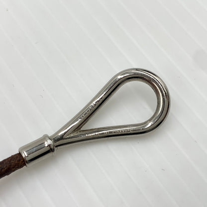 【現状渡し品】【メンズ/レディース】 HERMES エルメス LEATHER JUMBO BRACELET レザー ジャンボ ブレスレット アクセサリー 182-261030-ko-10-teih カラー：ブラウン 万代Net店
