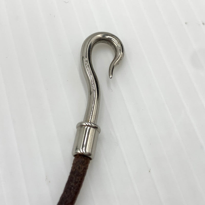【現状渡し品】【メンズ/レディース】 HERMES エルメス LEATHER JUMBO BRACELET レザー ジャンボ ブレスレット アクセサリー 182-261030-ko-10-teih カラー：ブラウン 万代Net店