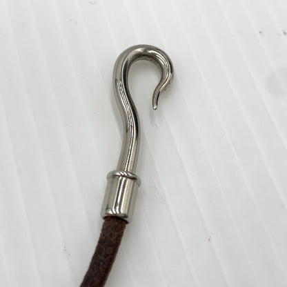 【現状渡し品】【メンズ/レディース】 HERMES エルメス LEATHER JUMBO BRACELET レザー ジャンボ ブレスレット アクセサリー 182-261030-ko-10-teih カラー：ブラウン 万代Net店