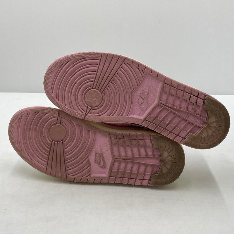 【中古品】【メンズ】 NIKE ナイキ × TRAVIS SCOTT トラヴィス スコット AIR JORDAN 1 RETRO LOW OG "SAIL TROPICAL PINK" IQ7604-101 エアジョーダン1 レトロ スニーカー 靴 160-261028-yo-10-teih サイズ：28.5cm カラー：ピンク 万代Net店