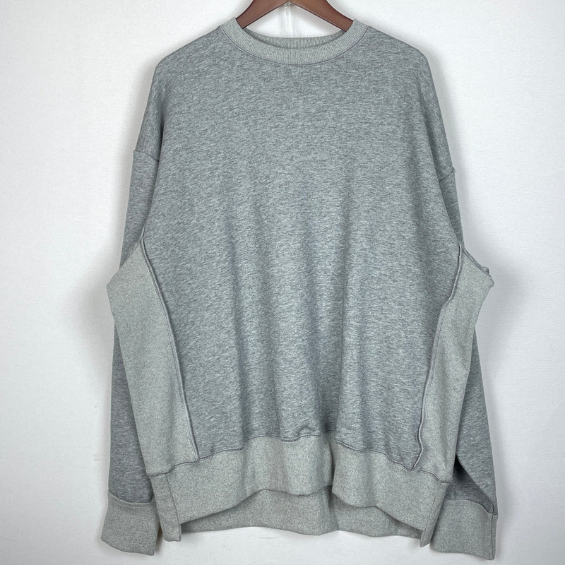 【中古品】【メンズ】 UNTRACE アントレース CREWNECK SWEAT クルーネック スウェット 長袖 トップス 140-261029-sa-15-teih サイズ：2 カラー：グレー 万代Net店