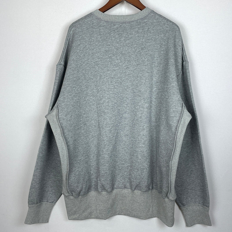 【中古品】【メンズ】 UNTRACE アントレース CREWNECK SWEAT クルーネック スウェット 長袖 トップス 140-261029-sa-15-teih サイズ：2 カラー：グレー 万代Net店