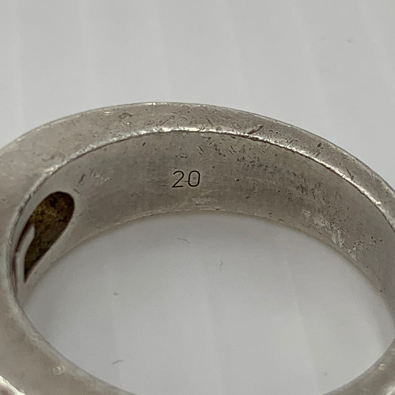 【現状渡し品】【メンズ】 GUCCI グッチ DOUBLE G LOGO RING ダブル G ロゴ リング アクセサリー 925 指輪 182-261030-ko-07-teih カラー：シルバー 万代Net店