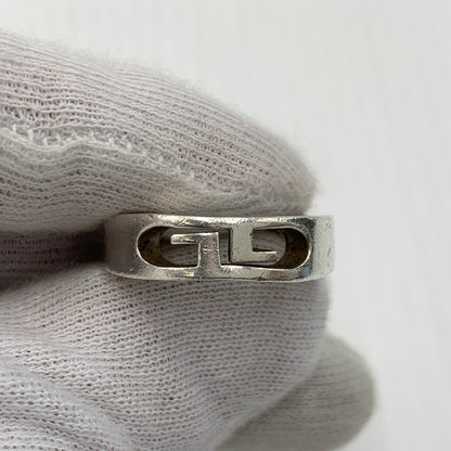 【現状渡し品】【メンズ】 GUCCI グッチ DOUBLE G LOGO RING ダブル G ロゴ リング アクセサリー 925 指輪 182-261030-ko-07-teih カラー：シルバー 万代Net店