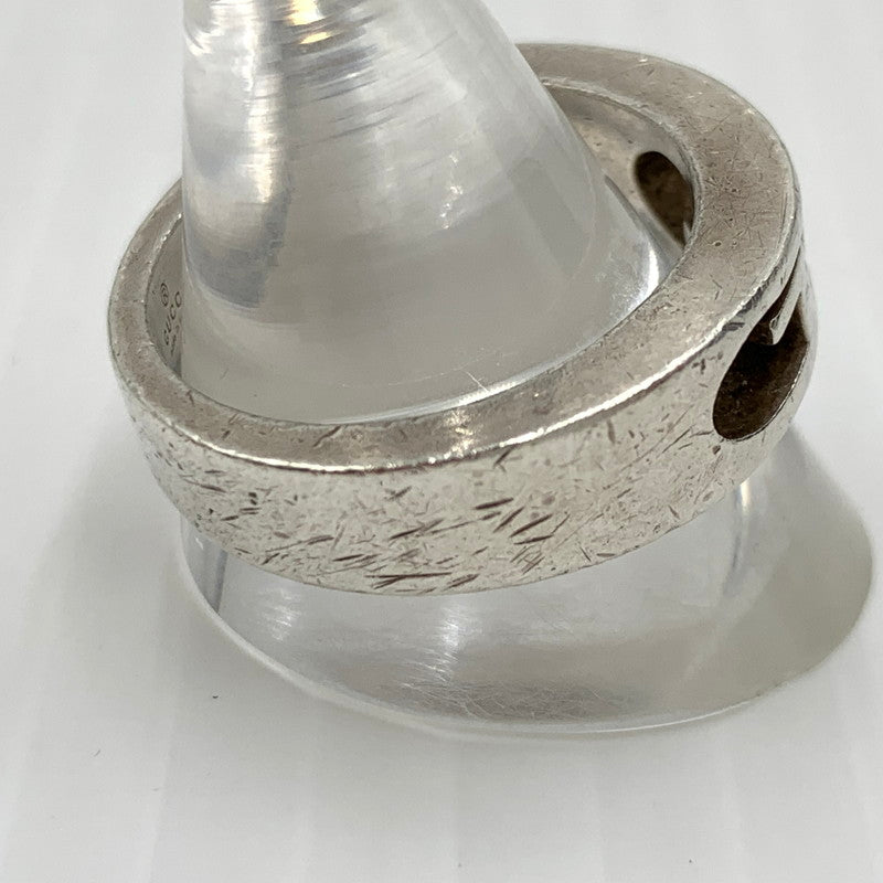 【現状渡し品】【メンズ】 GUCCI グッチ DOUBLE G LOGO RING ダブル G ロゴ リング アクセサリー 925 指輪 182-261030-ko-07-teih カラー：シルバー 万代Net店